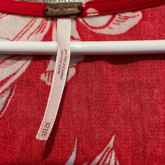 Free People Flowy Floral Minidress - Picture 2 of 2